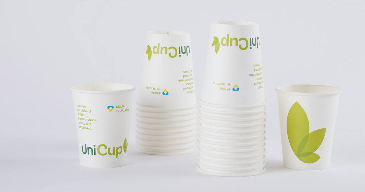 UniCup від Univest: перший в Україні стакан без пластику