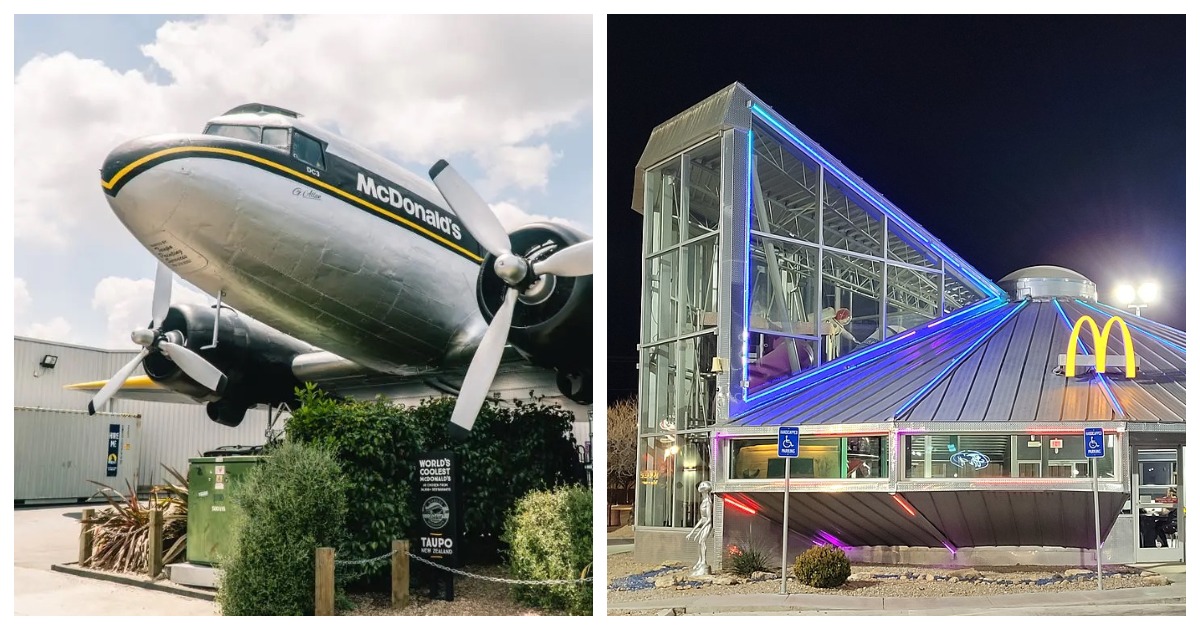 В самолете и с доставкой в ​​лодки: топ-5 самых необычных заведений McDonald’s в мире