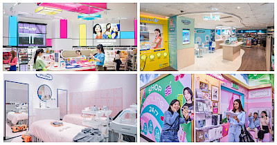 Рожевий колір, спа процедури та медичні консультації: як мережа Watsons інновує роботу своїх магазинів в Азії