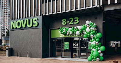 Перший у 2024-му: Novus відкрив новий супермаркет на Дніпровській набережній у Києві (+фотоогляд)