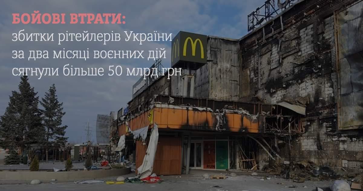 Спецпроект: какие отрасли ритейла и какие компании больше всего потеряли с начала вторжения россии (инфографика)