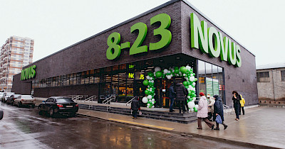 Варшавський Novus: як виглядає новий супермаркет мережі в Києві (фотоогляд)