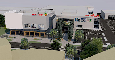 Якою буде друга черга вінницького ТРЦ Мегамолл (фотоогляд)