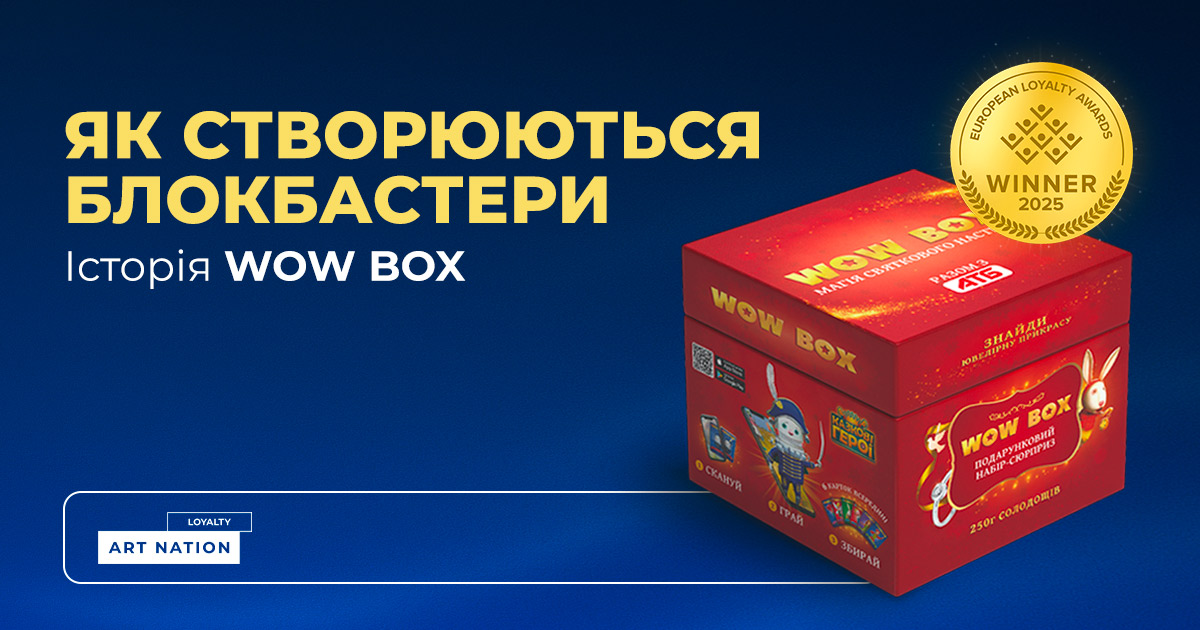 Як створюються лоялті-кампанії, що перемагають в міжнародних конкурсах: історія успіху WOW BOX від АТБ та Art Nation Loyalty