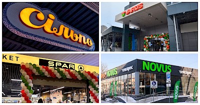 Новини FMCG за грудень-січень: Novus, Varus, Spar, Сільпо та інші
